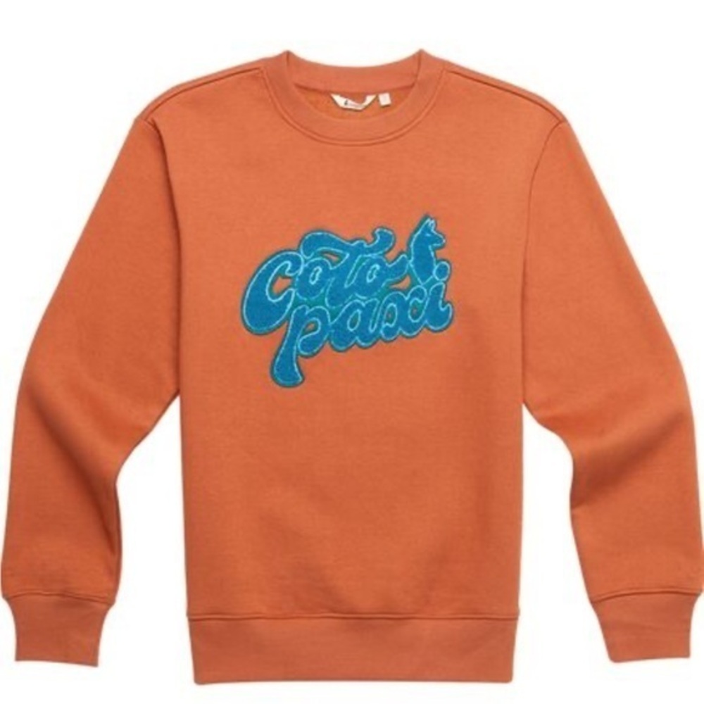 NWOT COTOPAXI  Coto-Patch Crew Sweatshirt Size Small